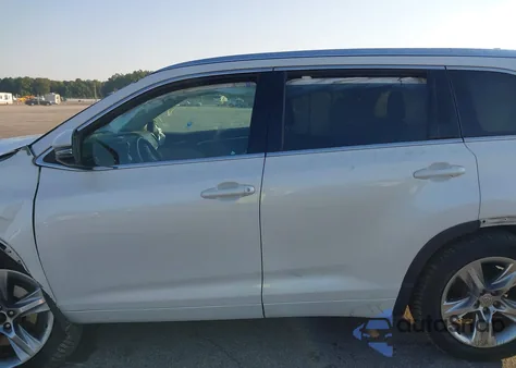 2015 Toyota Highlander Limited V6 from USA, damaged, VIN 5TDDKRFH6FS199610